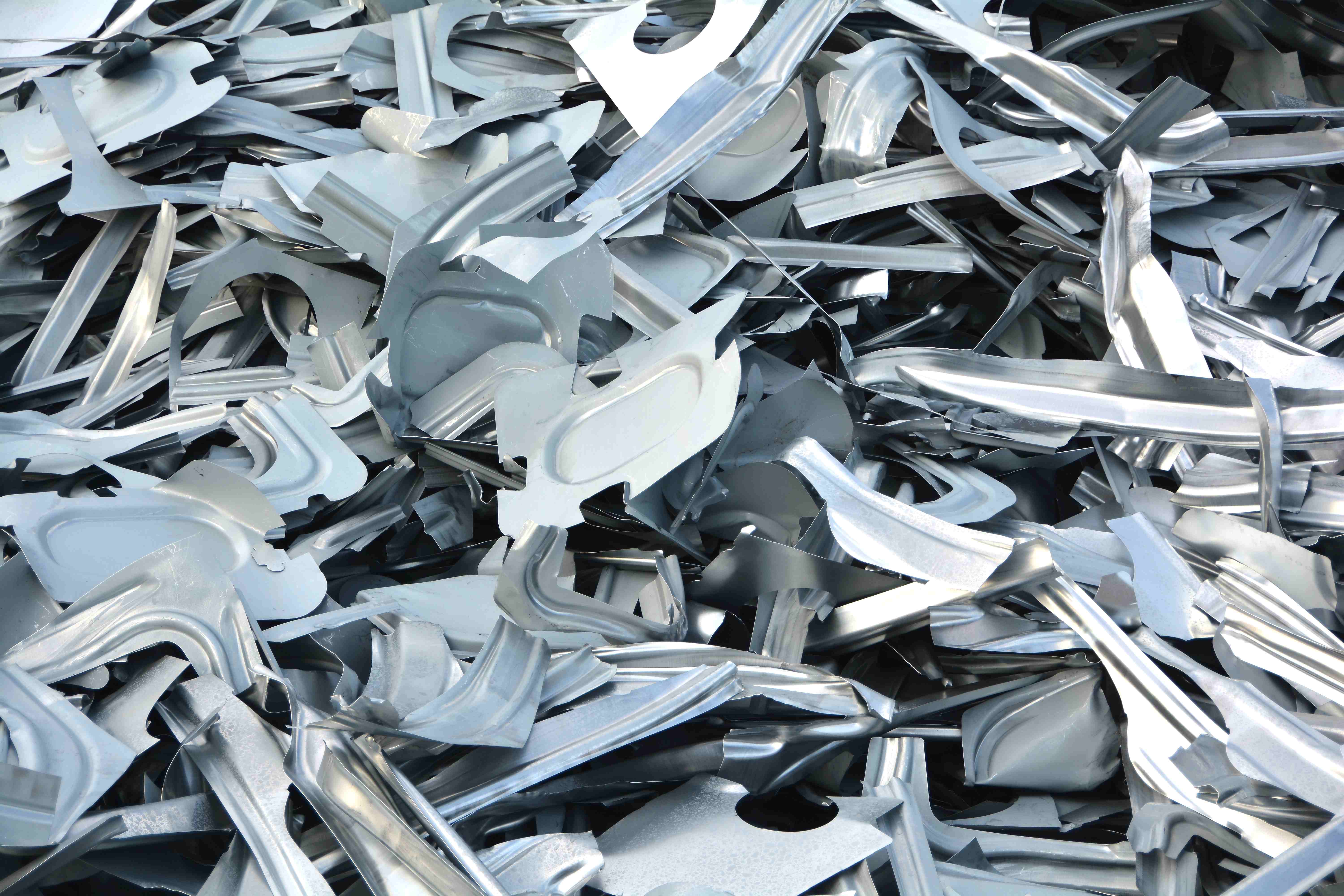 Scrap metal, waste, Shutterstock image